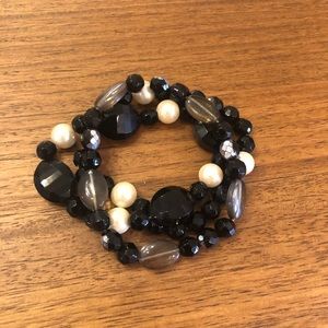 Black House White Market stretch bracelets- 3
